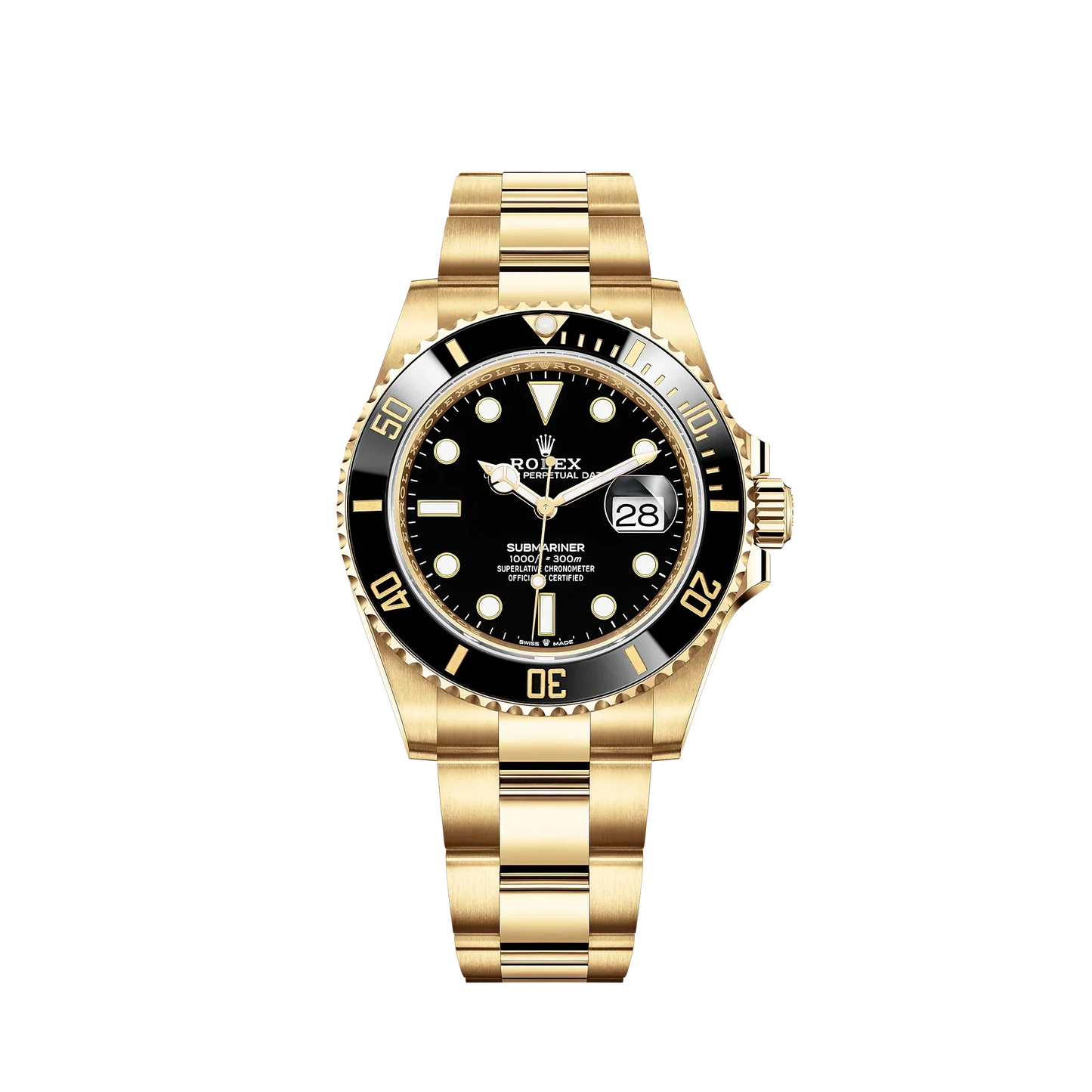 Rolex Submariner gold and black