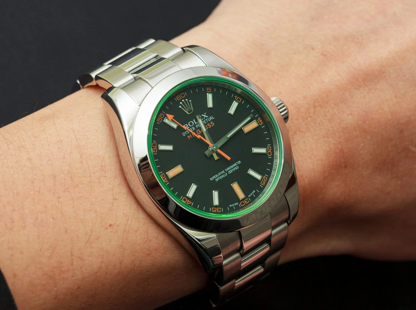 ROLEX Milgauss 116400GV cadran noir