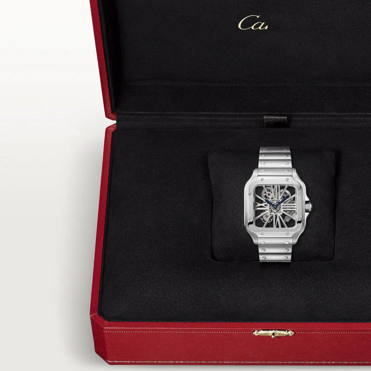 Santos de Cartier SKELETON WHSA0015 Pour Homme