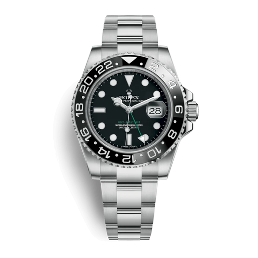 ROLEX GMT MASTER II BLACK DIAL 116710LN