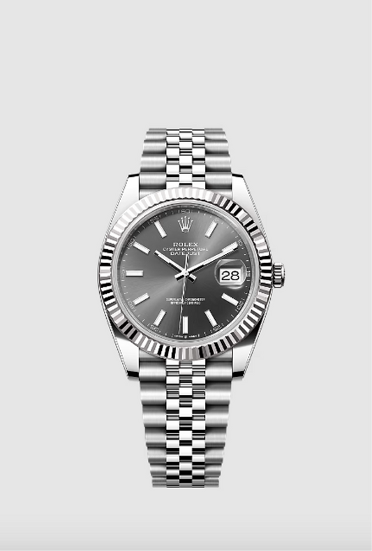 Rolex Rolex Datejust 41 acier et or gris Réf.: M126334-0014