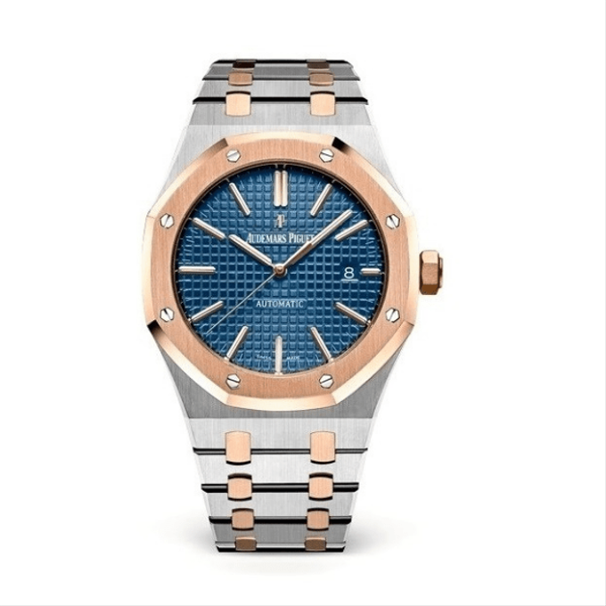 Audemars Piguet Royal Oak Two Tone Blue Dial