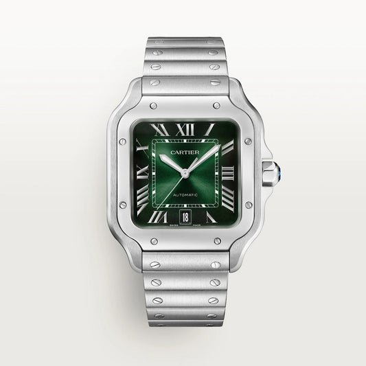 Cartier Santos Large Green Dial