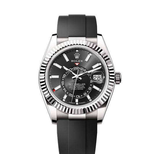 Rolex Sky-Dweller M336239-0002 - Bright black dial, fluted bezel