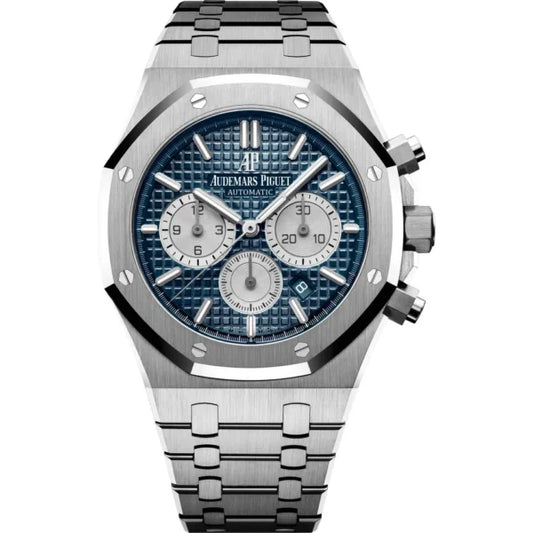 AP ROYAL OAK CHRONOGRAPHE-GRIS/BLEU