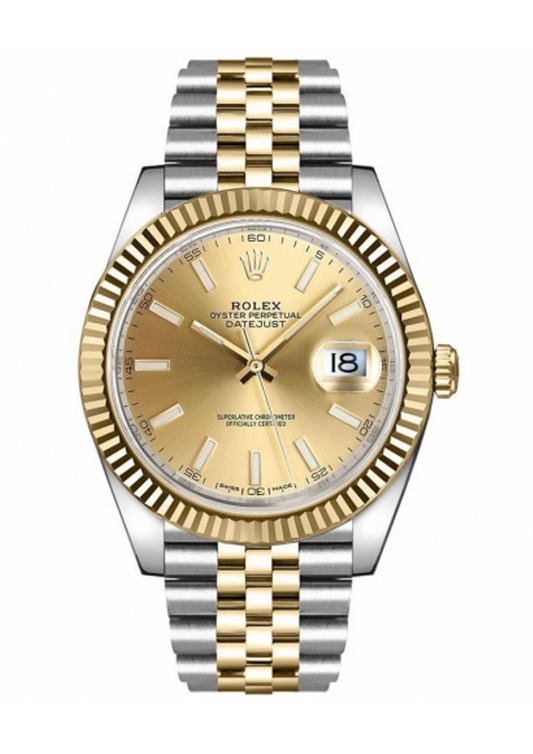 Rolex Datejust 41mm Steel and Yellow Gold Mens Watch