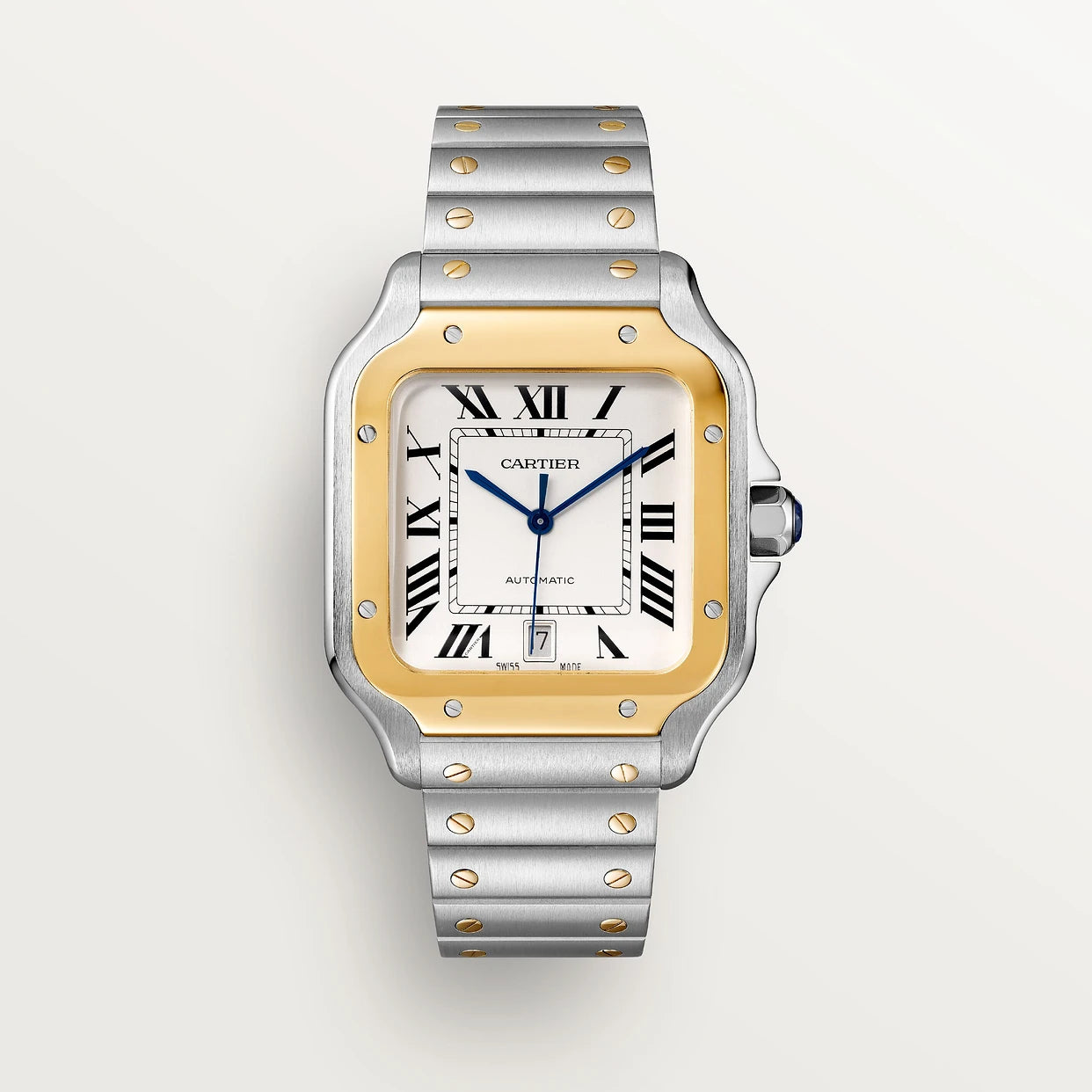 CARTIER SANTOS ACIER AUTOMATIQUE MONTRE POUR HOMMES W2SA0006