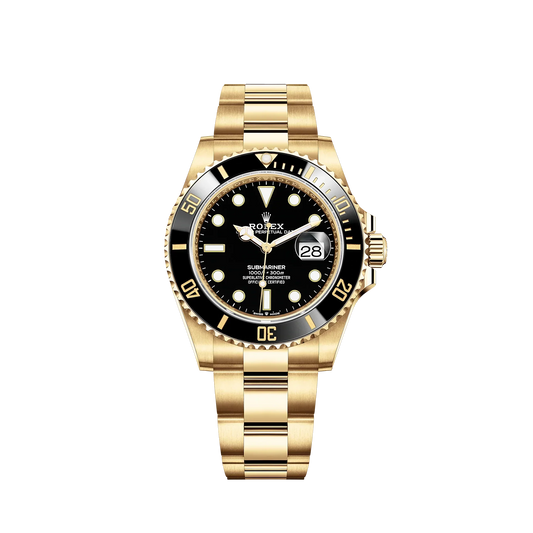Rolex Submariner gold and black