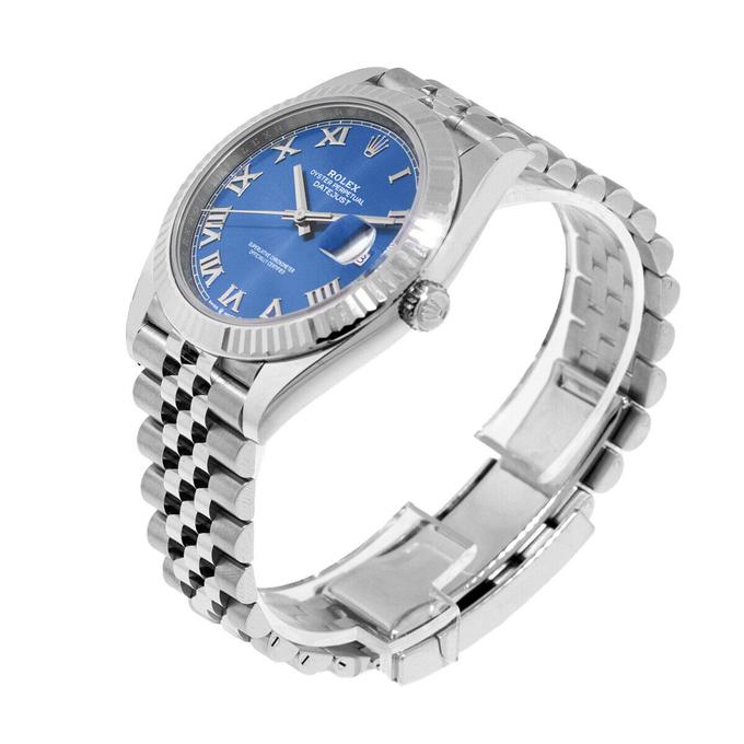 Rolex Datejust II 41 mm acier bleu cadran romain