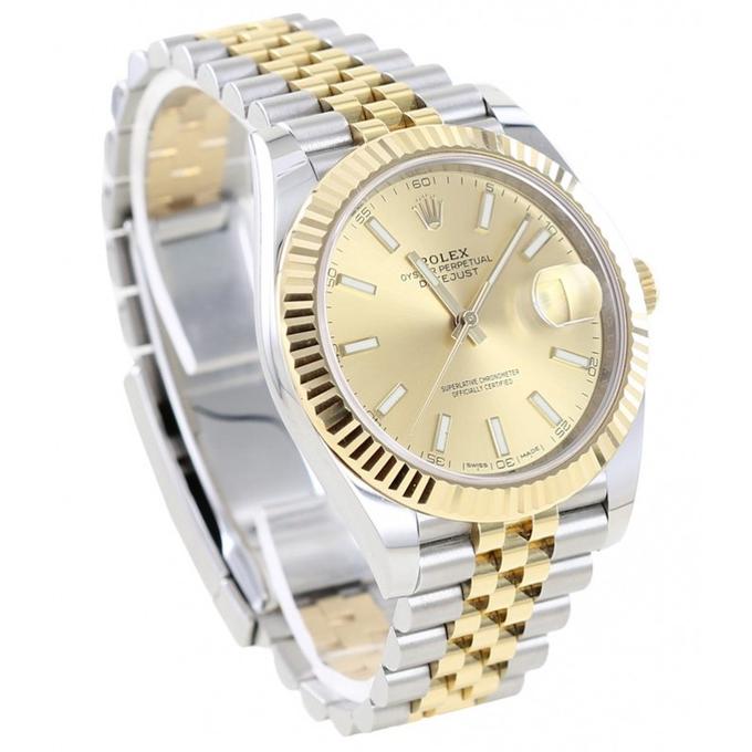 Rolex Datejust 41mm Steel and Yellow Gold Mens Watch