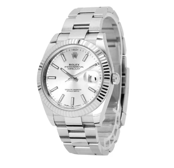 Rolex Datejust 41 White Dial Oyster 126334