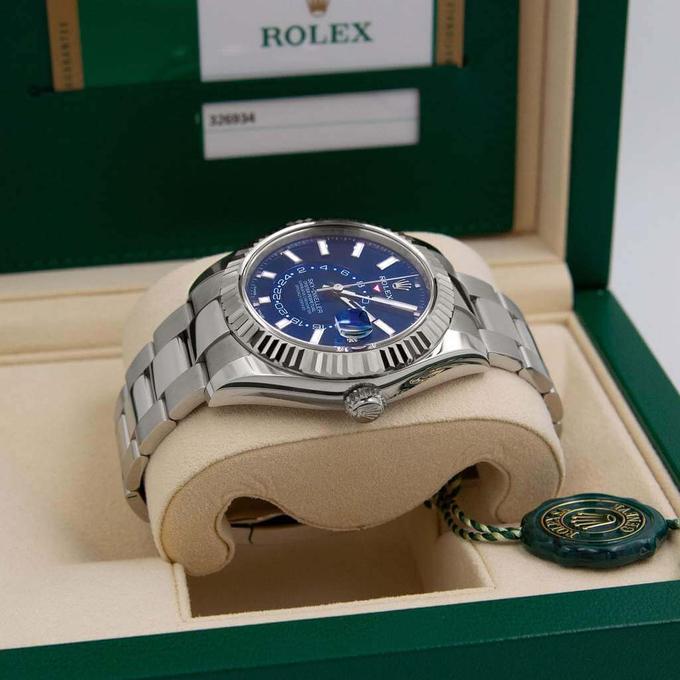 Rolex SKY-DWELLER Bleu Petrol