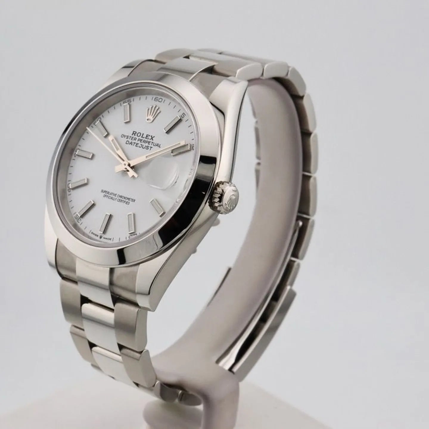 Rolex Datejust 41 White Dial Oyster 126334