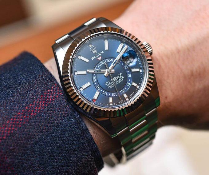 Rolex SKY-DWELLER Bleu Petrol