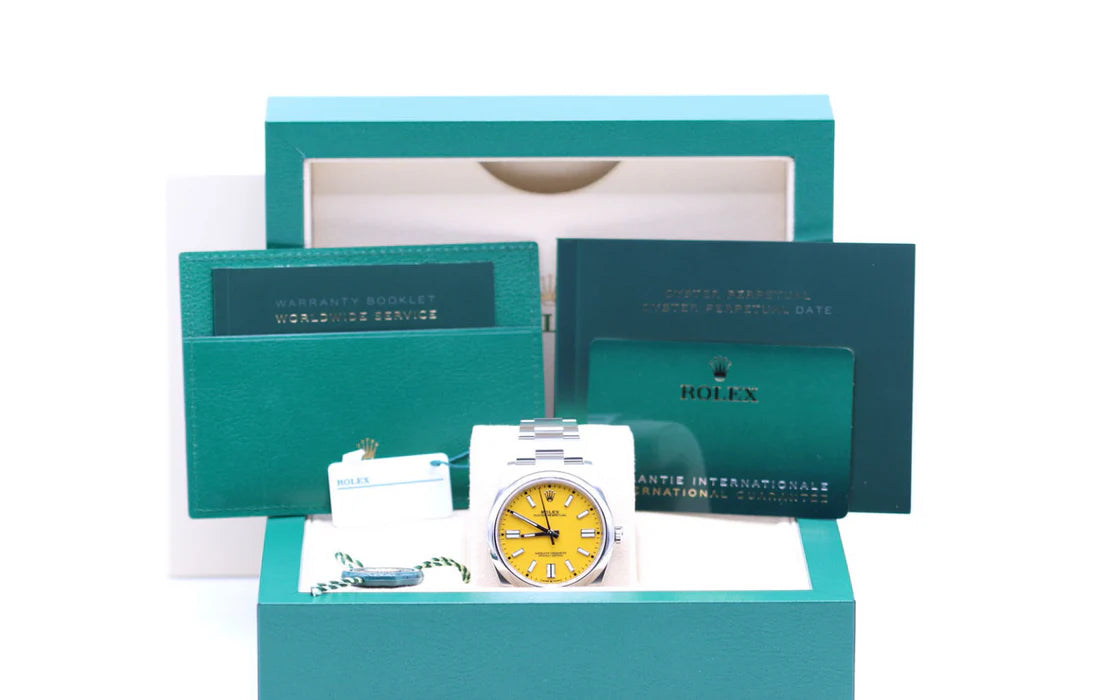 Rolex Oyster Perpetual m126000-0004 36mm Cadran jaune