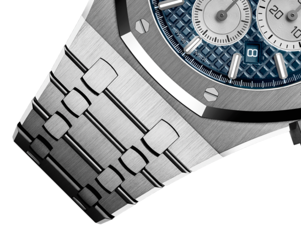 AP ROYAL OAK CHRONOGRAPHE-GRIS/BLEU