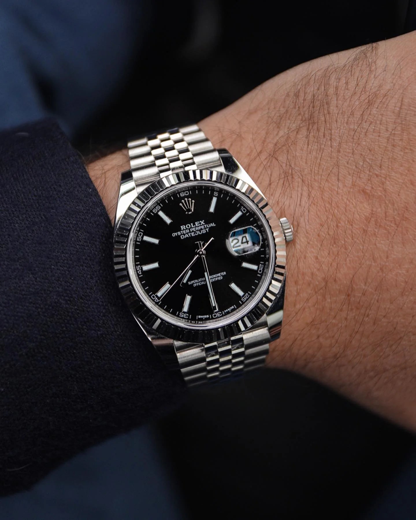 ROLEX DATEJUST 41 NOIR JUBILÉ