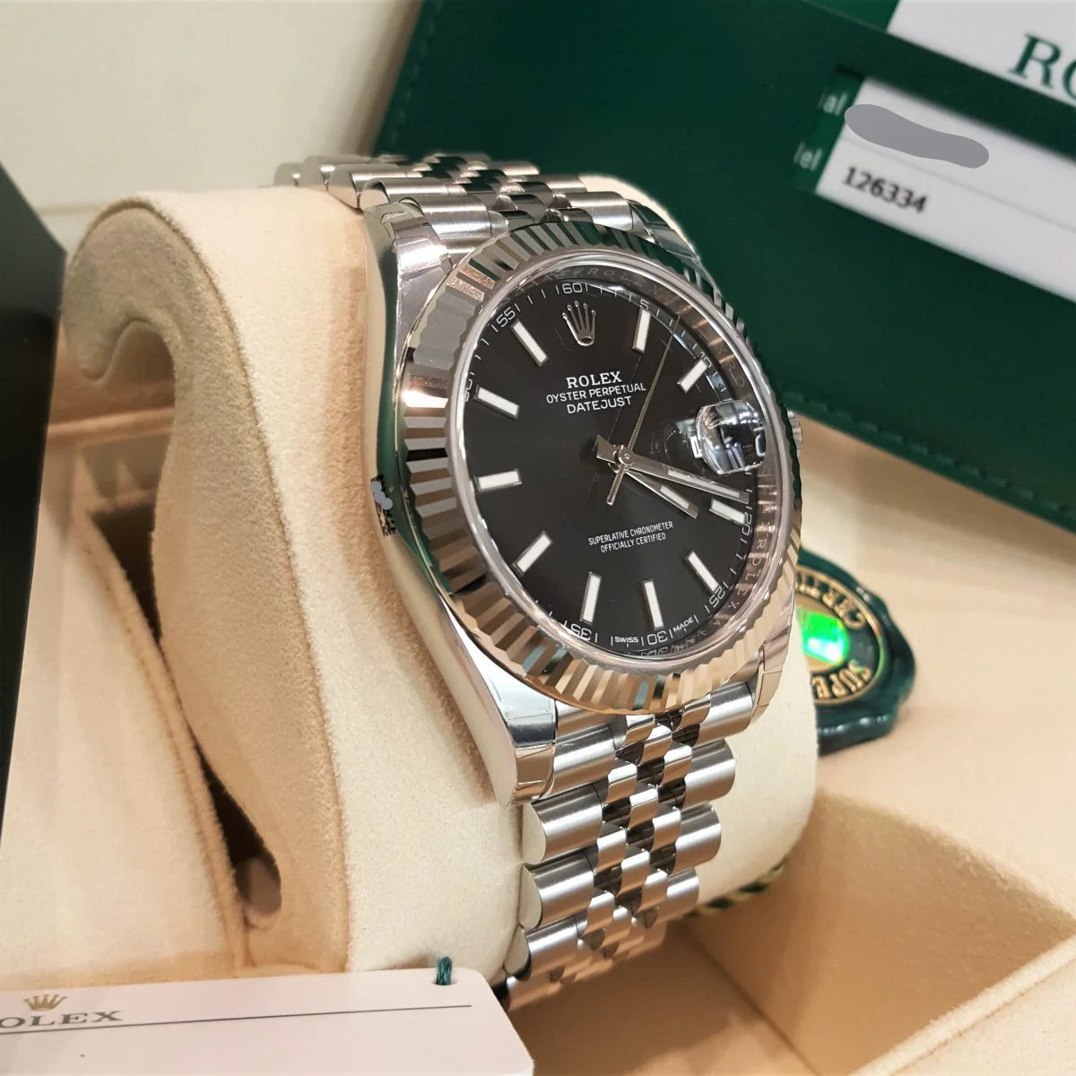 ROLEX DATEJUST 41 NOIR JUBILÉ