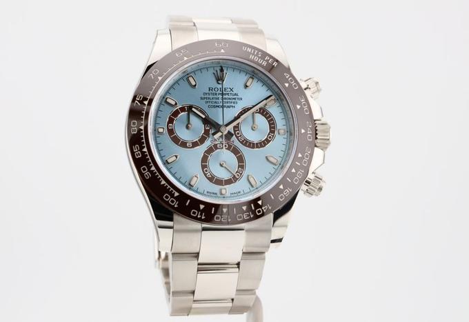 Rolex Daytona 116506 - New Unworn with Stickers - Full Set Platinum Ice Blue