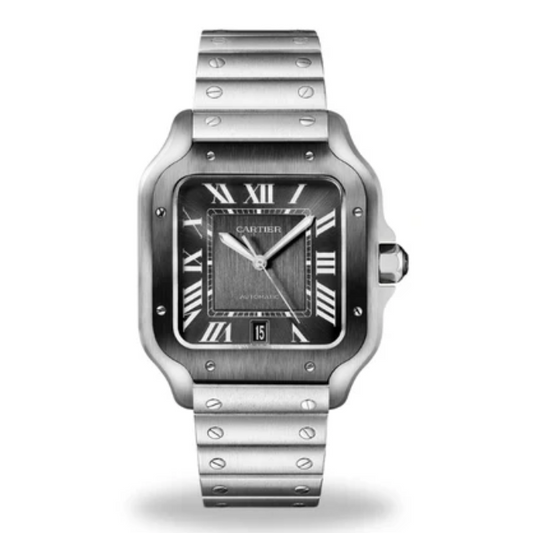 Cartier Santos 4072 Large ADLC Grey - New Unworn with stickers - Full Set