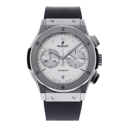 HUBLOT CLASSIC FUSION CHRONOGRAPH TITANIUM OPALIN 45MM
