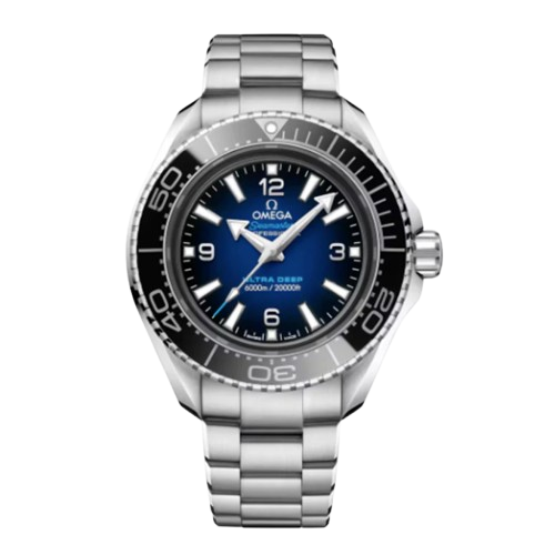 SEAMASTER PLANET OCEAN 6000M 45,5 MM, O‑MEGASTEEL SUR O‑MEGASTEEL
